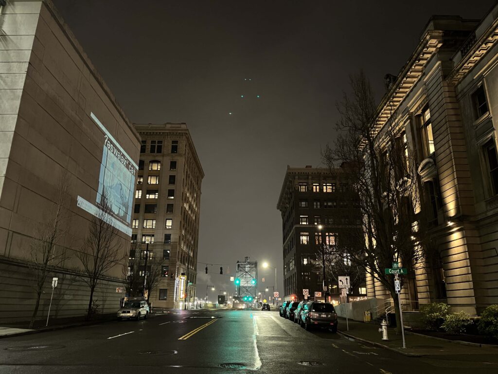 Baptista street projection