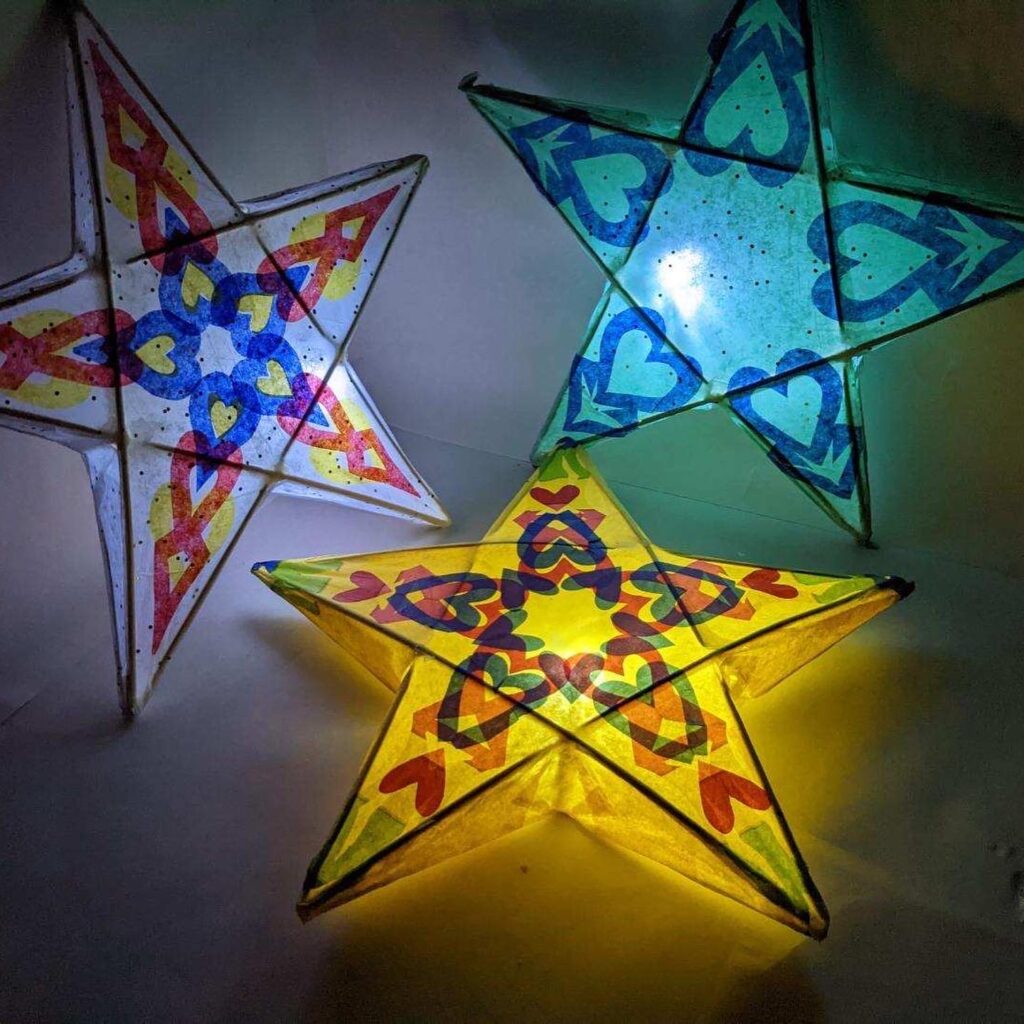 star lanterns luminaries